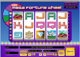 Mega Fortune Wheel online progressive slot game