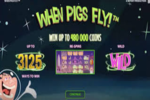 When Pigs Fly Online Slot from NetEnt