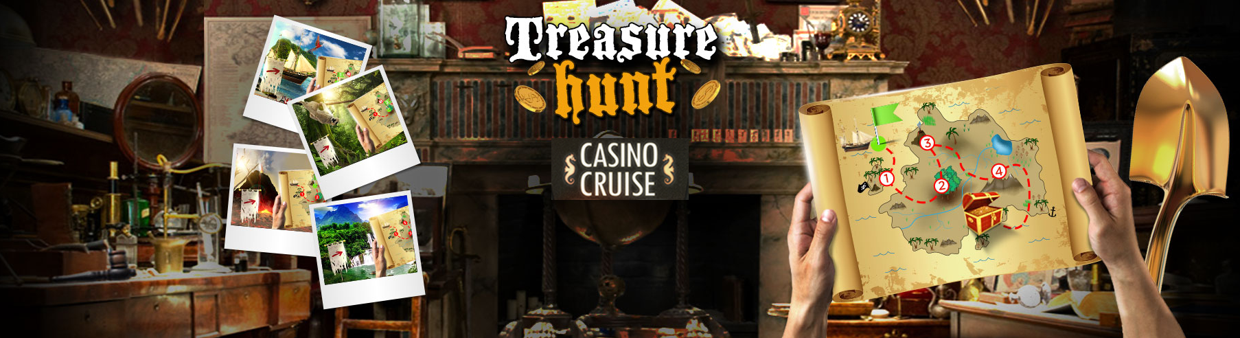 Win Free Spins in the Treasure Hunt Challenge at Casino Cruise