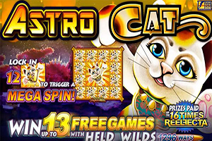 Astro Cat Online Slot from iSoftBet