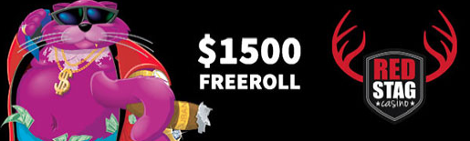 1500 Week of the Groundhog Freeroll Slot Tournament at Red Stag Casino