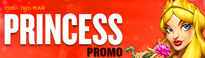 Get Casino Slot Bonuses fit for a Princess in NextCasino's Princess Promo