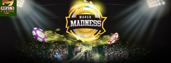 Slam Dunk your way to 10000 this March Madness at 7 Reels Casino