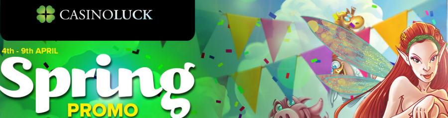 Spring into some slot cash in CasinoLucks Spring Promo