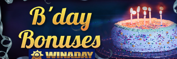 Celebrate with Birthday Bonuses at Winaday Casino