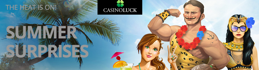 Win Hot Slot Bonuses in the Midsummer Promo at CasinoLuck