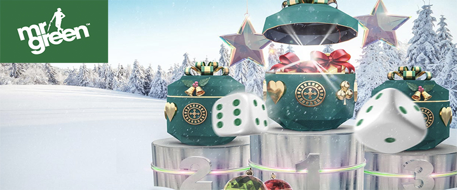 Claim your Presents under the Tree and Participate in the €15,000 Christmas Cash Race at Mr Green Casino