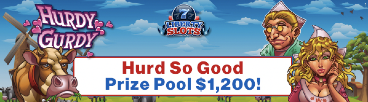 Play in the Hurd So Good Slot Tournament at Liberty Slots Casino