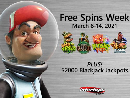 Spin it to Win it During Free Spins Week at Intertops Casino
