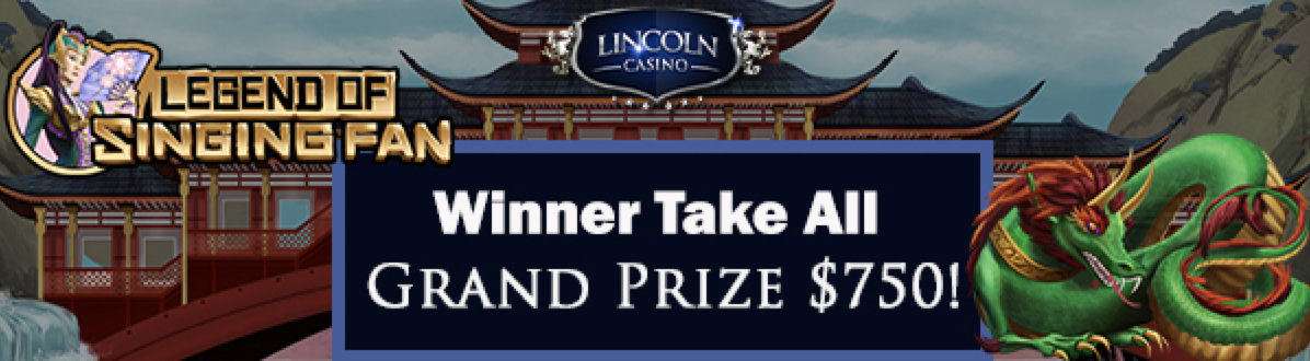 Winner Takes All Tournament and Big Deposit Bonuses at Lincoln Casino